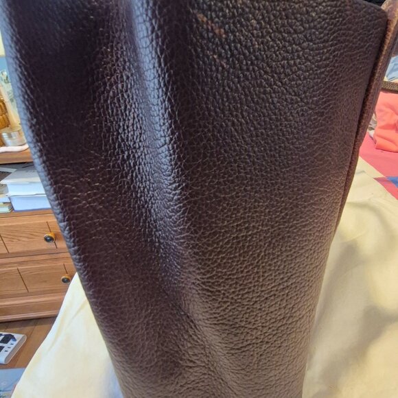 Portland Leather Large Verona Tote-Coldbrew - Picture 6 of 7